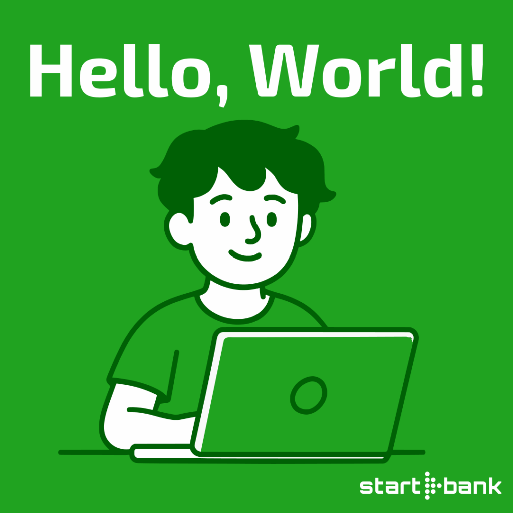 Hello, World! – Giganci Programowania, nauka przez zabawę dla dzieci i młodzieży – StartBank.pl